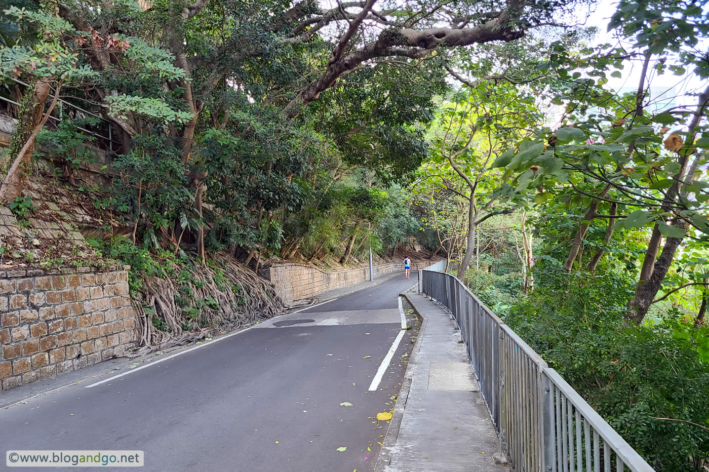 Bowen Road to Central - Close to the British Military Hospital